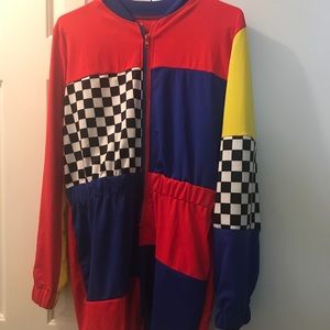 NASCAR themed jump suit!
